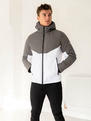 Blakely Arctica Jacket Grey/White | 1297XNQLO