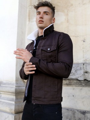 Blakely Baltimore Denim Jacket Braun | 3520VAYTZ