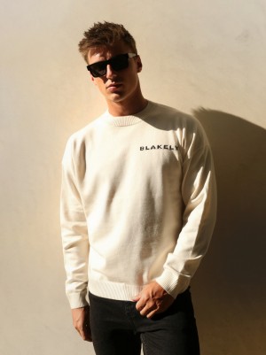 Blakely Blakely Knitted Jumper Weiß | 5049BAGQP