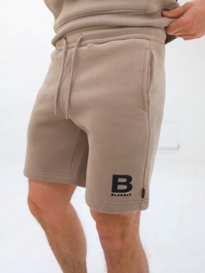 Blakely Blakely London Jogger Shorts Braun | 5273WAGYI