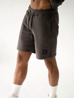 Blakely Blakely London Jogger Shorts Charcoal | 6910TOCMR