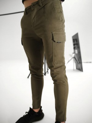 Blakely Cargo Trousers Dunkelkhaki | 4053KPUIH