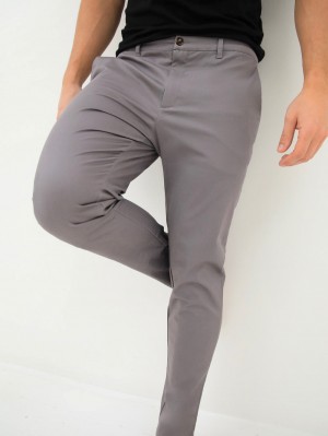 Blakely Cavill Slim Fit Tailored Chinos Grau | 1382WOETQ