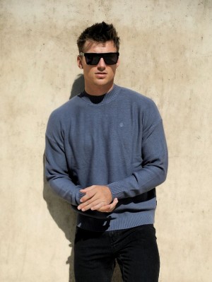 Blakely Huxley Knit Jumper Blau | 9304YNGFS