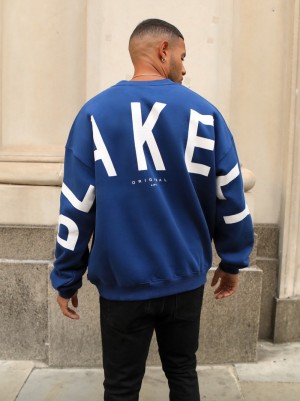 Blakely Idris Oversized Jumper Blau | 1850OUNRD