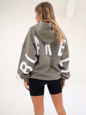 Blakely Isabel Oversized Hoodie Grün | 2731PMQNC