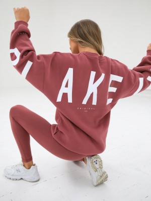 Blakely Isabel Oversized Jumper Berry | 7280QJFDK