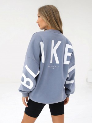 Blakely Isabel Oversized Jumper Blau | 5468SEVKM