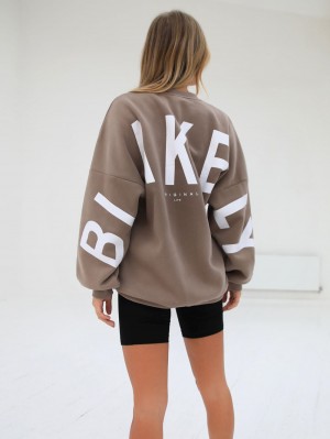 Blakely Isabel Oversized Jumper Braun | 5137HZXUI