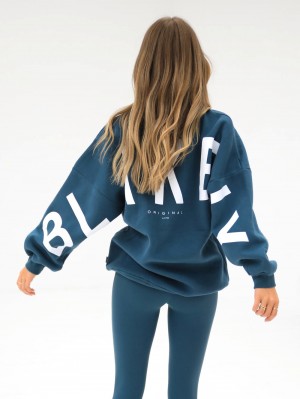 Blakely Isabel Oversized Jumper Dunkel | 0189FQIJZ
