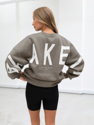 Blakely Isabel Oversized Jumper Grün | 7156VZCWN