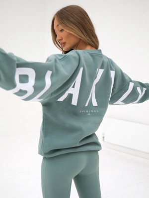 Blakely Isabel Oversized Jumper Grün | 8094BPECA