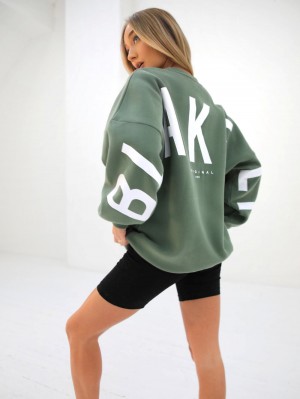 Blakely Isabel Oversized Jumper Grün | 9538ABCVJ