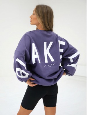 Blakely Isabel Oversized Jumper Lila | 1250DVULY