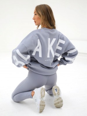 Blakely Isabel Oversized Jumper Pale Lilac | 3714ALPVY