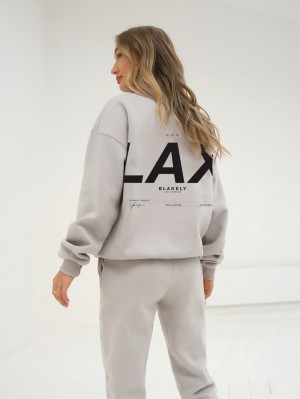 Blakely LAX Isabel Oversized Jumper Stone | 7960LOFKN