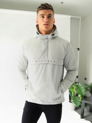 Blakely Lagan Pull Over Jacket Stone | 1394QBPND