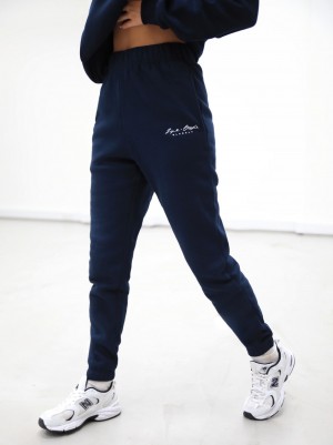 Blakely Life & Style Loose Fitting Sweatpants Navy Blau | 6784XEYTD