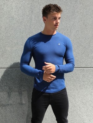 Blakely Mason Knit Jumper Blau | 3980IZJAV