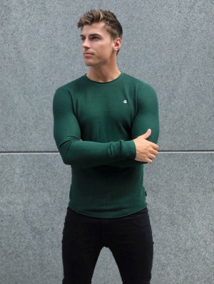 Blakely Mason Knit Jumper Dunkelgrün | 9271MECLI