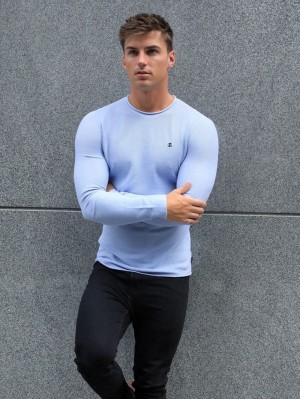 Blakely Mason Knit Jumper Hellblau | 9127CSPWL