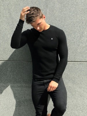 Blakely Mason Knit Jumper Schwarz | 8946UCTMA