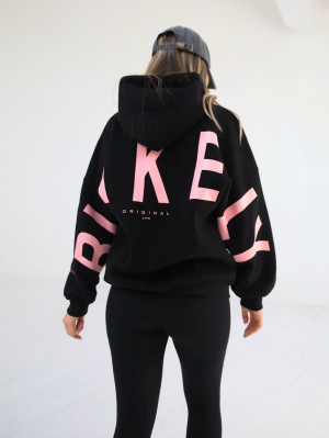 Blakely Members Isabel Oversized Hoodie Schwarz Rosa | 7152XRDME