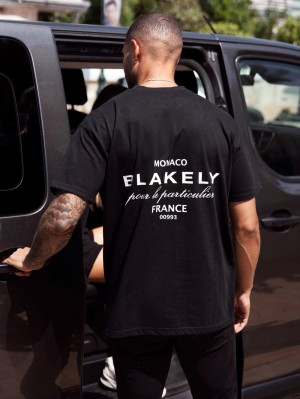 Blakely Monaco Relaxed T-Shirt Schwarz | 1437CYEPM