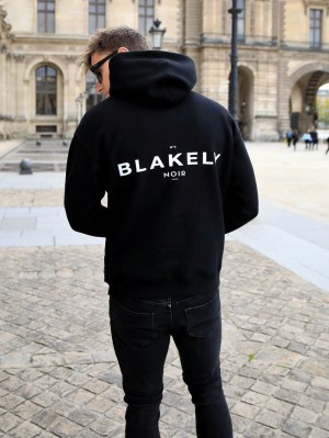 Blakely Noir II Relaxed Hoodie Schwarz | 7936CRSND