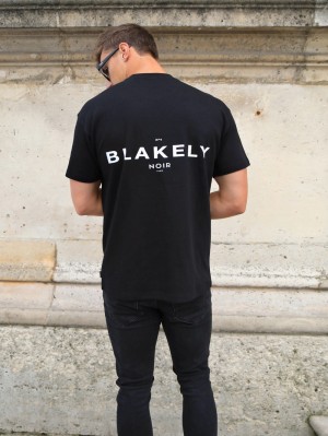 Blakely Noir II Relaxed T-Shirt Schwarz | 7629QNYRB