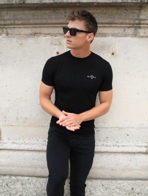 Blakely Noir II Slim T-Shirt Schwarz | 7563HCMYX