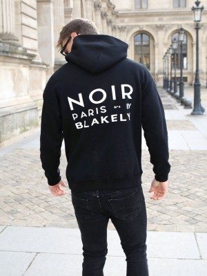Blakely Noir Relaxed Hoodie Schwarz | 8153BNLSQ