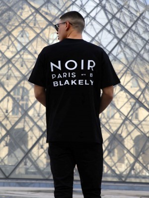 Blakely Noir Relaxed T-Shirt Schwarz | 3641ZGBLP