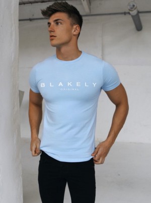 Blakely Ocean T-Shirt Hellblau | 3072OXESP