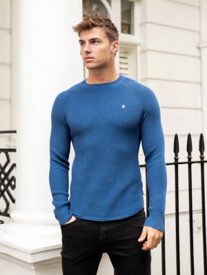 Blakely Olton Knit Jumper Blau | 1896GLUDX