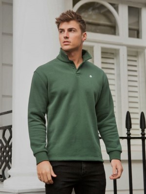 Blakely Otley Collared Jumper Grün | 4739JXHNA