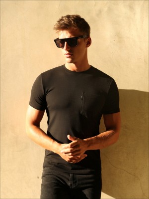 Blakely Pocket T-Shirt Schwarz | 9256RHTEB