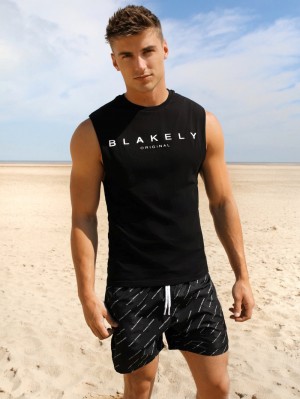 Blakely Roca Beach Sleeveless Tee Schwarz | 3192EWAHS