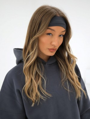 Blakely Soft Headband Charcoal | 7094ROYSA