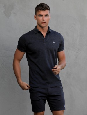 Blakely Sorrento Polo Charcoal | 5329MAKWT