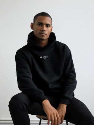Blakely Statement Relaxed Hoodie Schwarz | 6257AGPTH