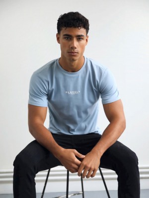 Blakely Statement T-Shirt Blau | 6509AWHVD