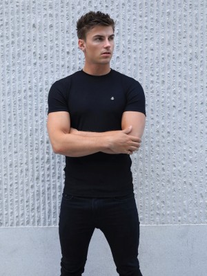 Blakely Torbora T-Shirt Schwarz | 4615LRNPF