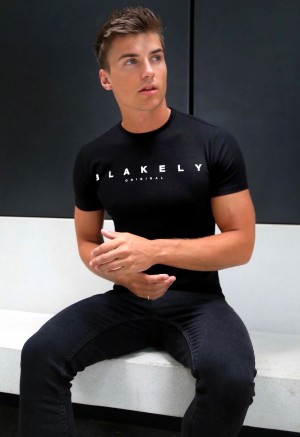 Blakely Torcross T-Shirt Schwarz | 7180YKIAJ