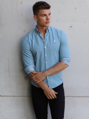 Blakely Torino Shirt Blau | 2357OCEIU