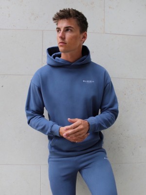 Blakely Universal Relaxed Hoodie Blau | 2873ZRHJK