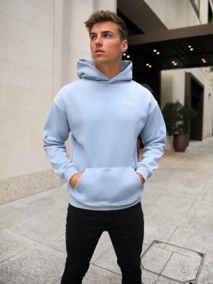 Blakely Universal Relaxed Hoodie Blau | 5781ECZJO