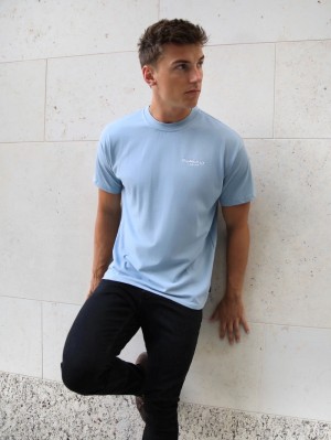 Blakely Universal Relaxed T-Shirt Blau | 8420QMHDL