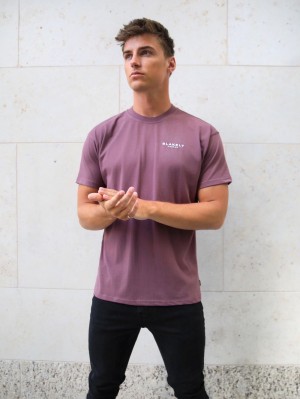 Blakely Universal Relaxed T-Shirt Bordeaux | 5041EOPND