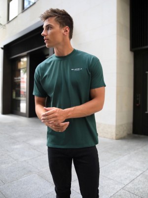 Blakely Universal Relaxed T-Shirt Dunkelgrün | 2584YQOCE